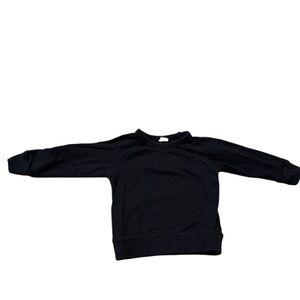 Colored Organics Black Sweatshirt 12-18 Mo
